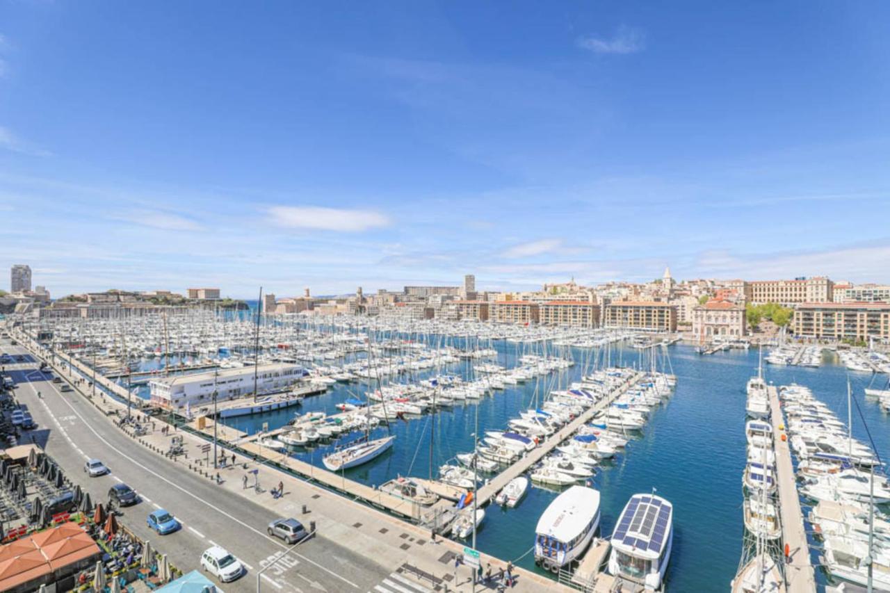 Vieux-Port - Vue Exceptionnelle - 3 Ch Et Clim Lejlighed Marseille Eksteriør billede